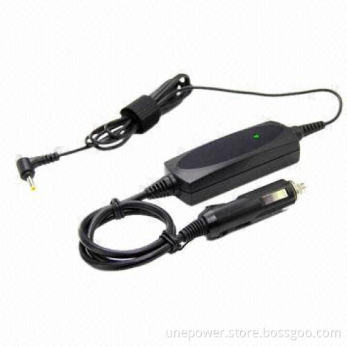 Car charger for HP, 19V 1.58A 30W, 4.0*1.7mm L-tip, desk type, black color